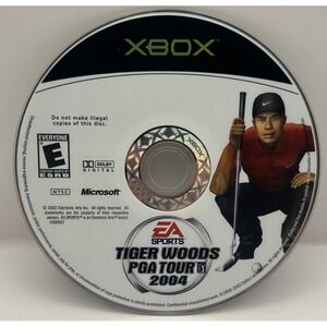 Tiger Woods PGA Tour 2004‎ (Microsoft, Xbox, 2003) - Disc Only
